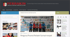 Desktop Screenshot of perbakinsumsel.org