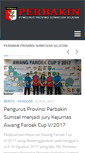 Mobile Screenshot of perbakinsumsel.org